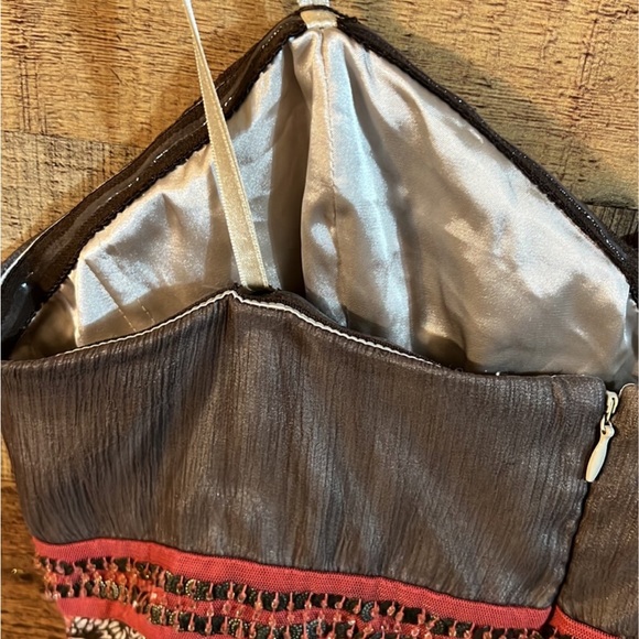 BCBGMaxazria floral sequin boho dress - Picture 5 of 6